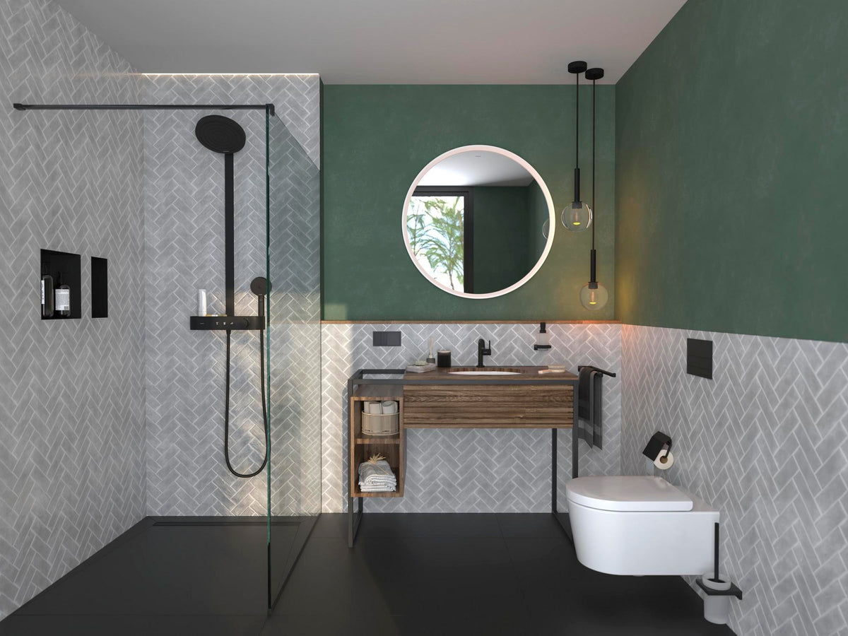 HANSGROHE EluPura S Wand-WC Set weiß mit HygienEffect und SoftClose
