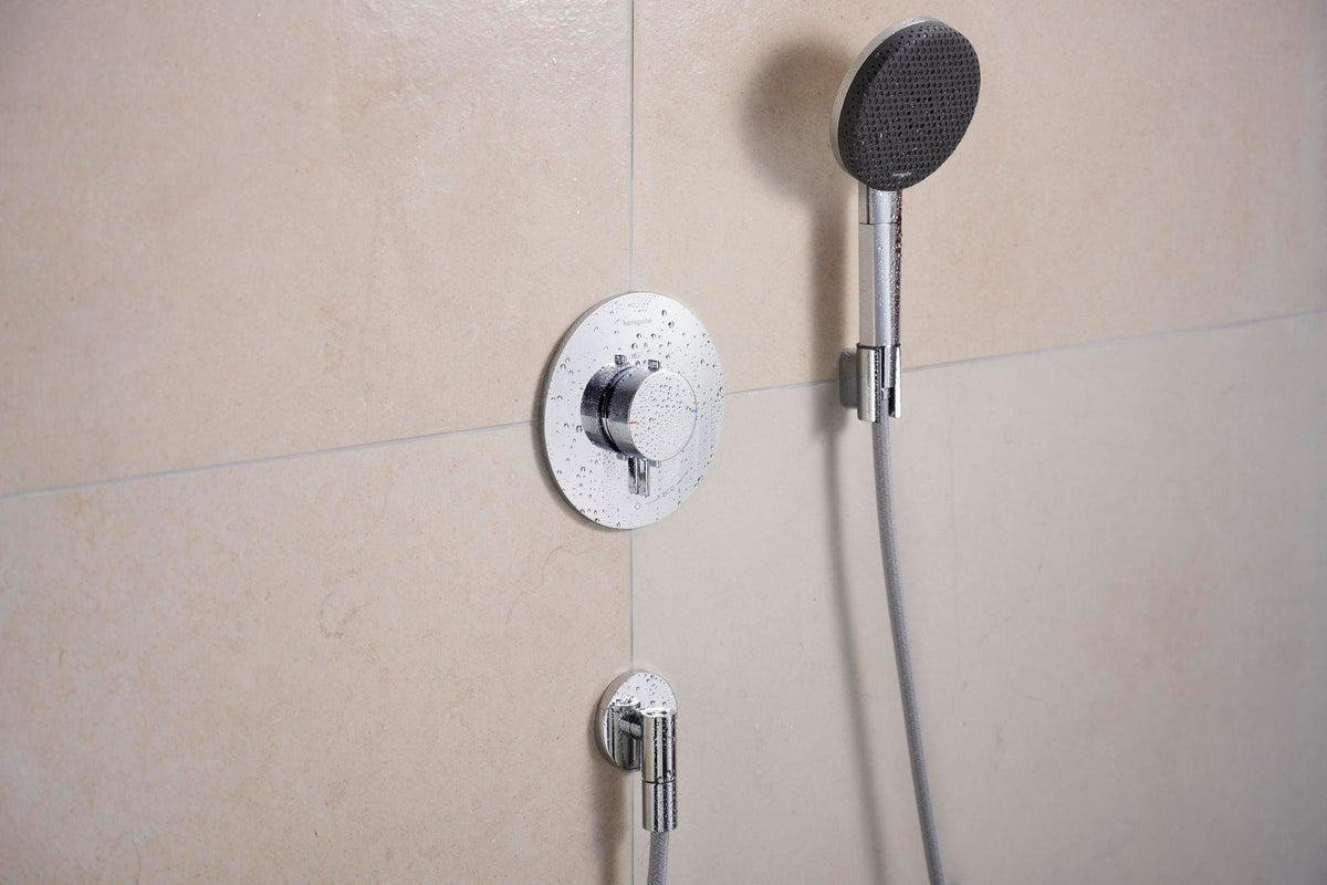 HANSGROHE Porter Fine Brausehalter – Wandhalterung aus Metall für konische Brauseschläuche