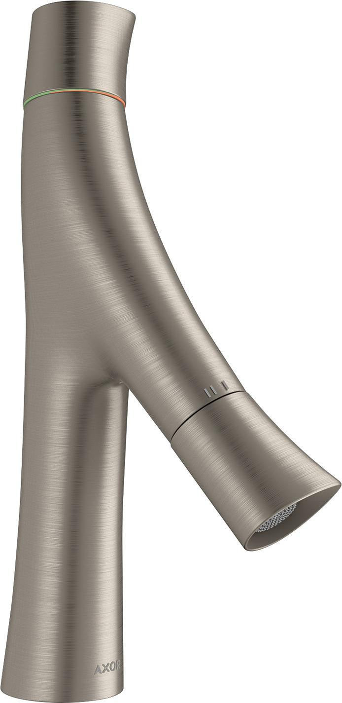 AXOR STARCK ORGANIC 2-Griff Waschtischmischer 80 DN 15 mit Zugstangen-Ablaufgarnitur chrom