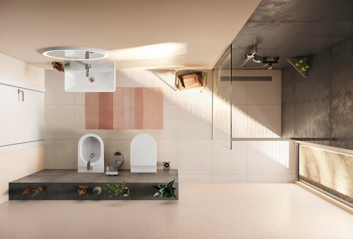 HANSGROHE Xarita Lite Q Wandspiegel 500x700 mm mit seitlicher LED-Beleuchtung und TouchlessSensor