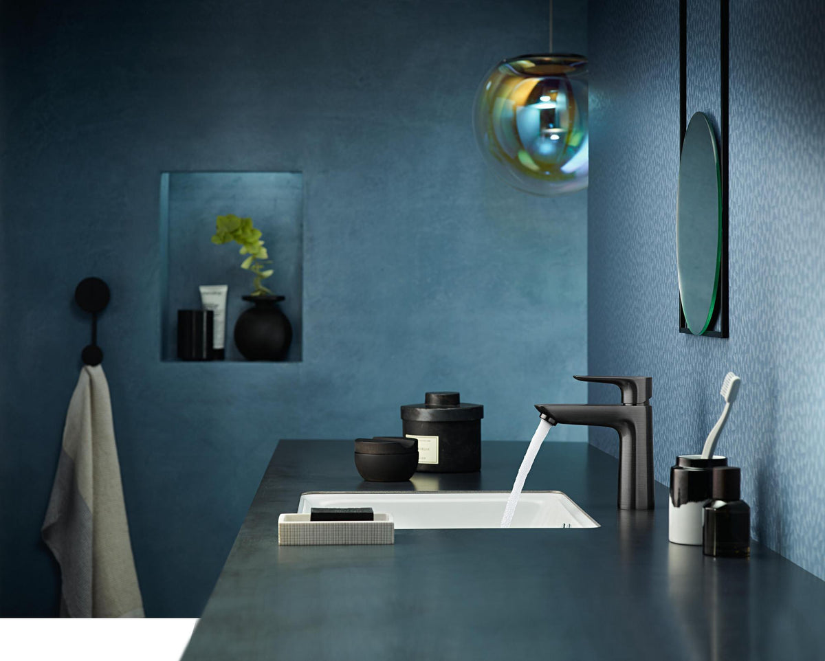 HANSGROHE Talis E Einhebel-Waschtischmischer 110 mit Ablaufgarnitur, chrom – ComfortZone, 5 l/min