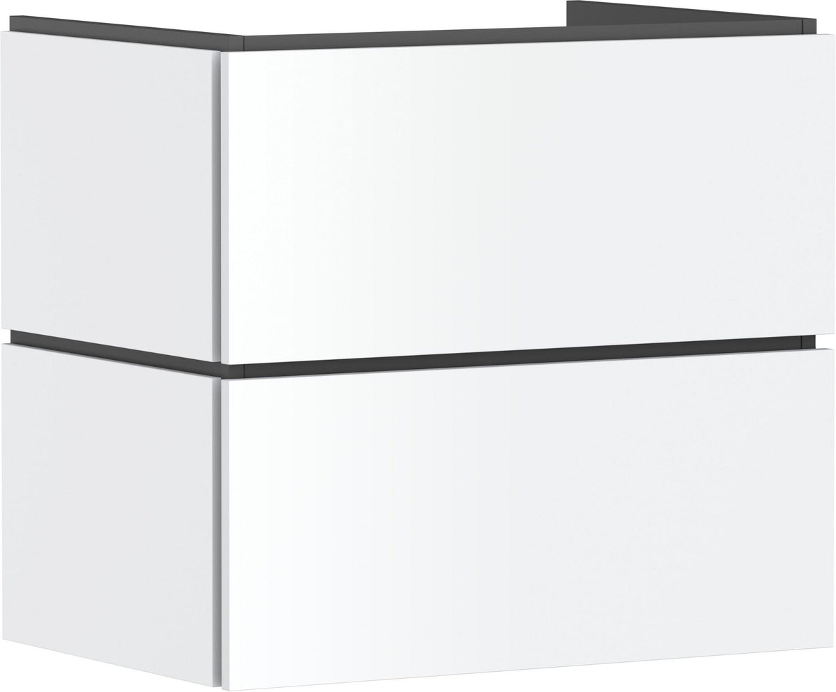 HANSGROHE Xilesa E Waschtischunterschrank 680 mm, 2 Schubkästen, SoftClose, Wandmontage