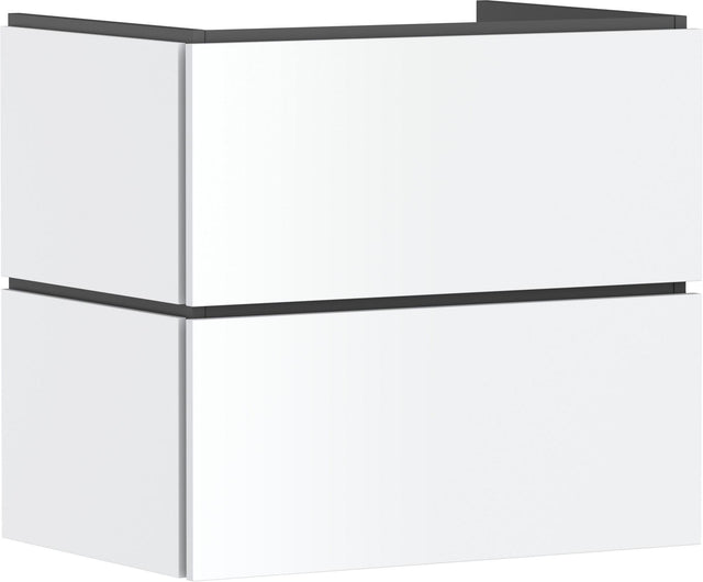 HANSGROHE Xilesa E Waschtischunterschrank 680 mm, 2 Schubkästen, SoftClose, Wandmontage
