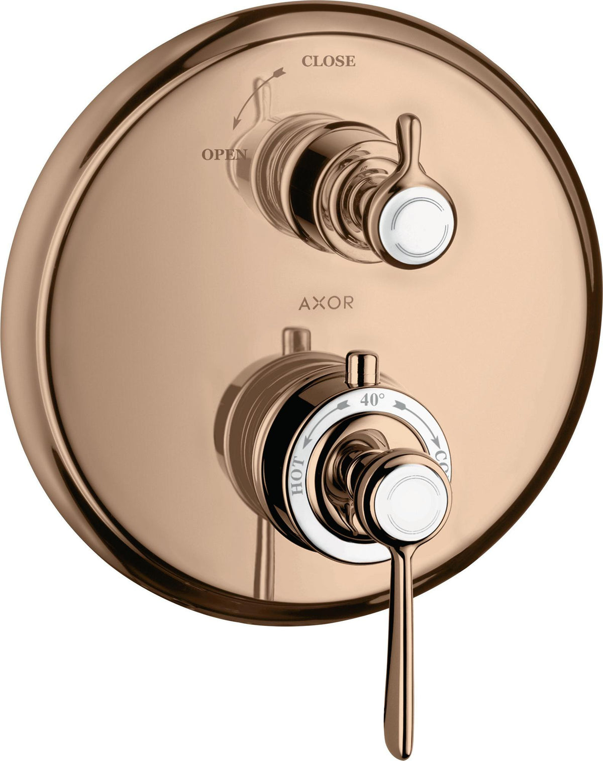 AXOR MONTREUX Thermostat Unterputz mit Abstellventil und Hebelgriff Chrom