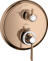 AXOR MONTREUX Thermostat Unterputz mit Abstellventil und Hebelgriff Chrom