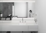 HANSGROHE VERNIS Shape 3-Loch-Waschtischarmatur mit Zugstangen-Ablaufgarnitur, Chrom