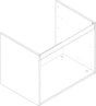 HANSGROHE Xilesa Korpus 680x470 mm – Badmöbel-Ersatzteil mit 1 Auszug