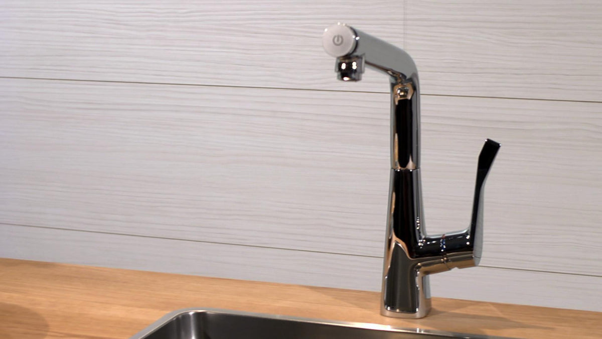 HANSGROHE Metris Select M71 Küchenmischer 320 mm mit Select-Knopf und ComfortZone