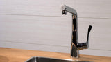HANSGROHE Metris Select M71 Küchenmischer 320 mm mit Select-Knopf und ComfortZone