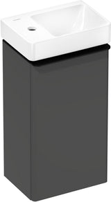 HANSGROHE Xelu Q Handwaschbecken 360x250mm mit Hahnloch links, ohne Überlauf, weiß
