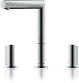AXOR Uno 200 3-Loch-Waschtischarmatur von Hansgrohe – Chrom, ComfortZone 200, Zerogriffe