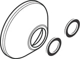 AXOR Montreux Rosette für Wannenarmatur/Brause AP – Ø 65 mm, Chrom