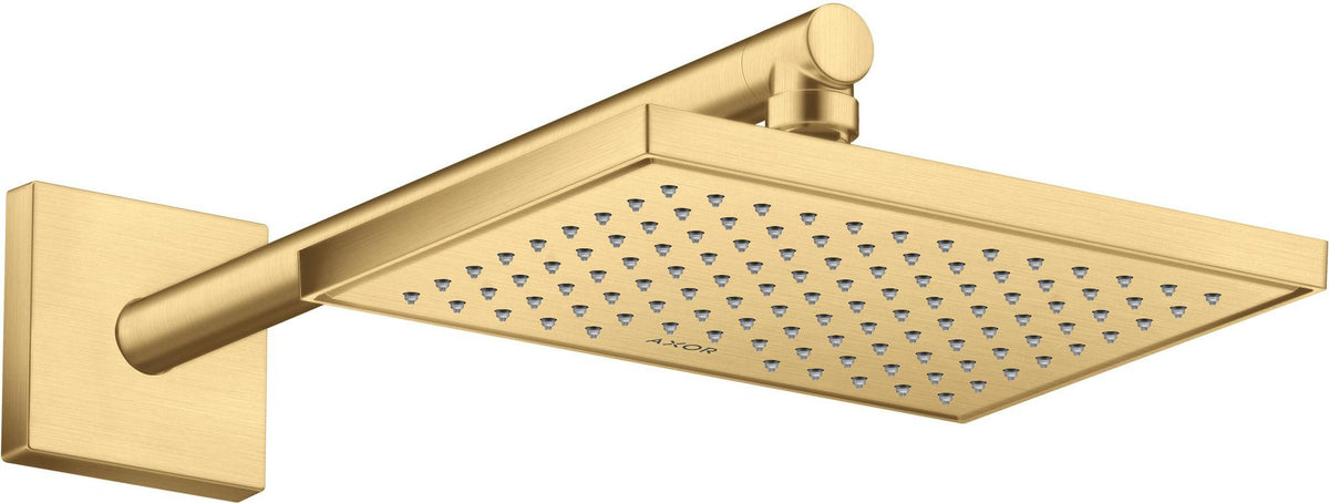 AXOR Kopfbrause 245 x 185 mm 1 Jet EcoSmart Chrom – Rain-Duschkopf für Wand- und Deckenmontage