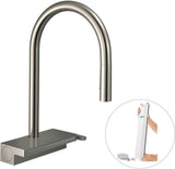 HANSGROHE Aquno Select M81 Spültischmischer 170 mit Ausziehbrause 3jet sBox chrom