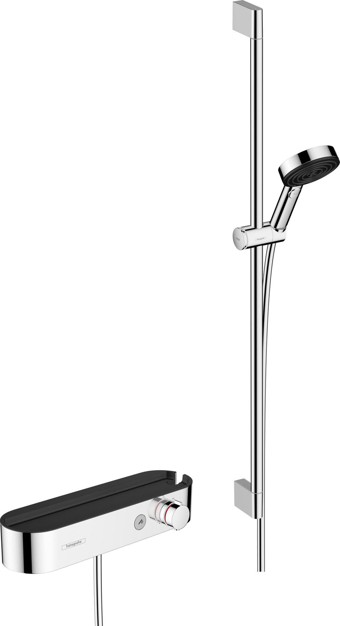 AXOR Pulsify Select S Brausesystem 105 3jet Relaxation mit Thermostat 650 mm Chrom