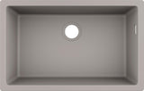 HANSGROHE Unterbauspüle S51 660 – SilicaTec, graphitschwarz, 1 Becken