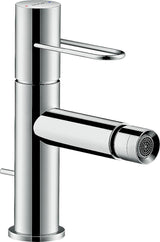 AXOR UNO Einhebel-Bidetmischer mit Bügelgriff und Ablaufgarnitur – chrom