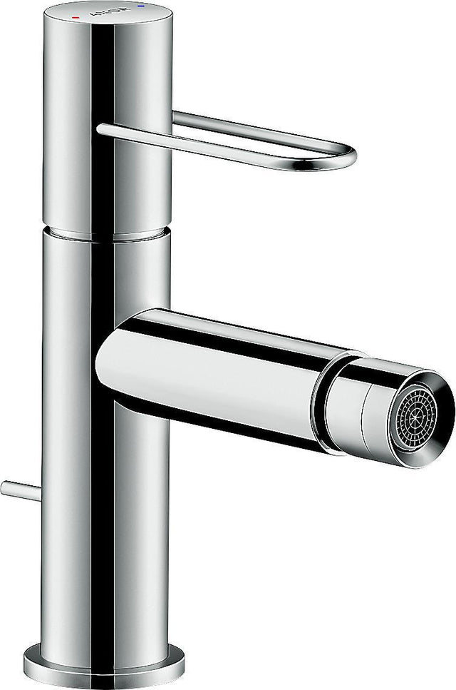 AXOR UNO Einhebel-Bidetmischer mit Bügelgriff und Ablaufgarnitur – chrom