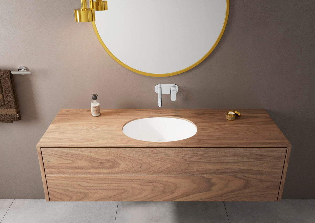 HANSGROHE VERNIS Blend Fertigmontageset Unterputz 2-Loch Waschtischarmatur Chrom