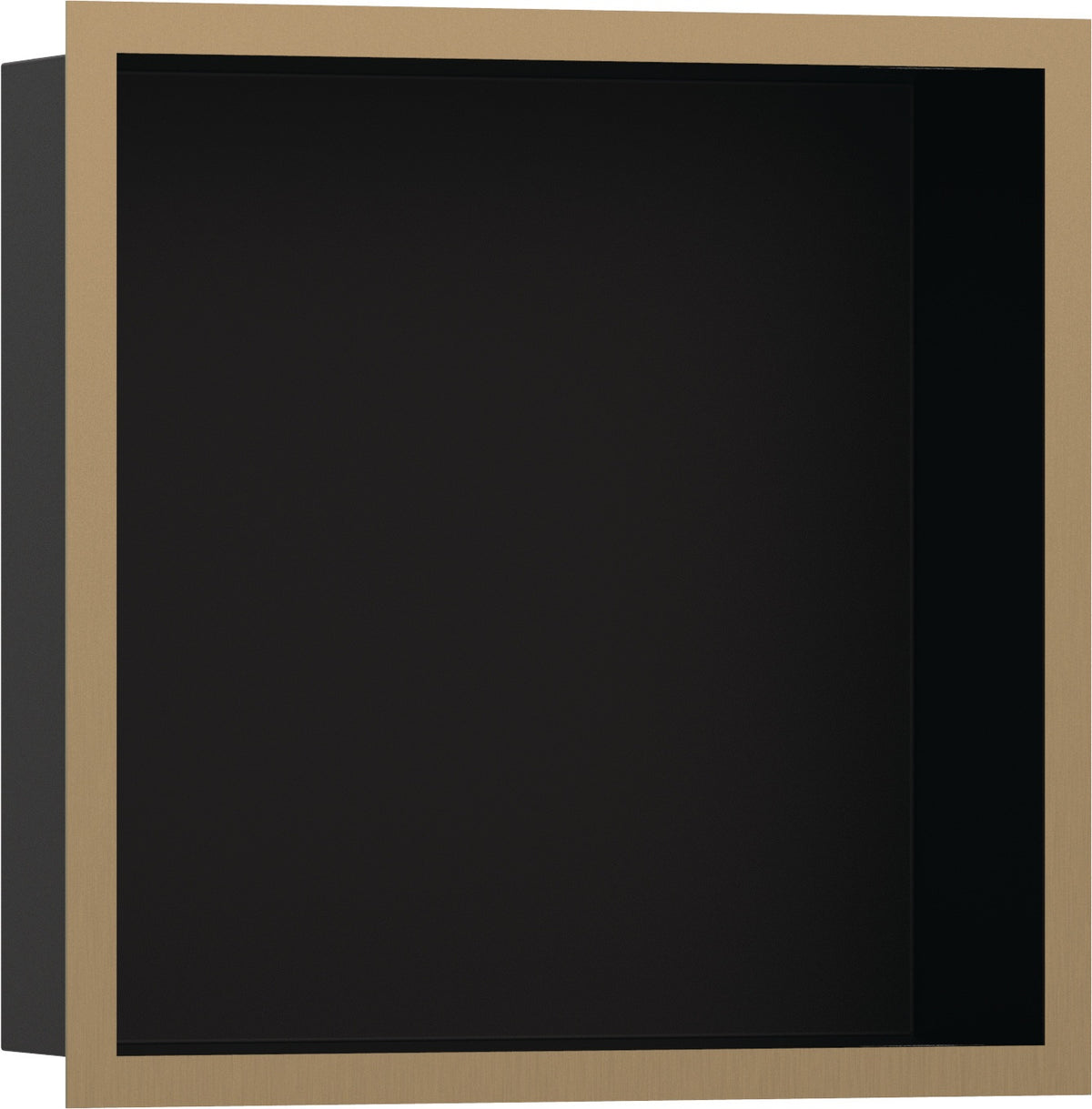 HANSGROHE XtraStoris Individual Wandnische 300x150x100 mm brushed bronze Designrahmen