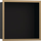 brushed bronze / 300x300x100mm