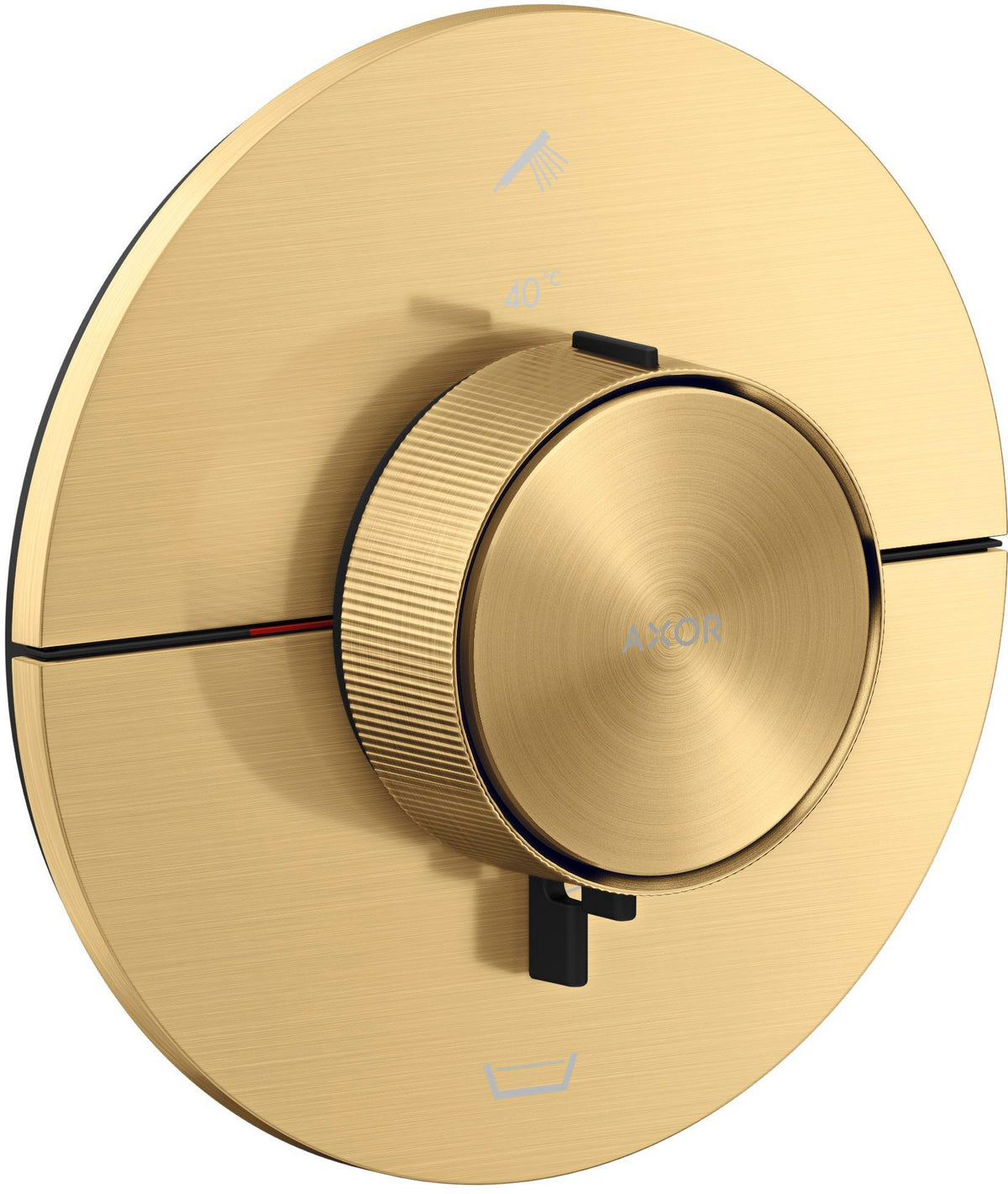 AXOR ShowerSelect ID Thermostat rund für 2 Verbraucher mit Sicherungskombination chrom