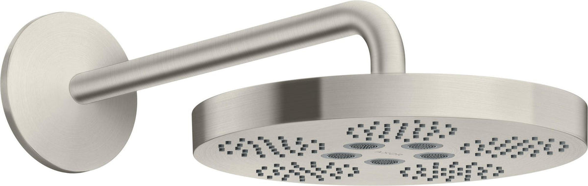 AXOR ONE 280 1jet Kopfbrause mit Brausearm, chrom – PowderRain & Rain, 280 mm, Antikalk