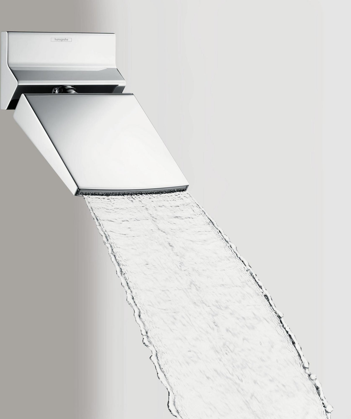 Hansgrohe Raindance Rainfall 150 Kopfbrause, 1 Jet, chrom, DN 15 – Wandmontage, quadratisch