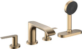 HANSGROHE Vivenis Fertigmontageset 4-Loch-Wannenrandarmatur mit sBox in Chrom