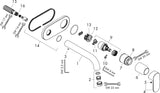 HANSGROHE VERNIS Blend Fertigmontageset Unterputz 2-Loch Waschtischarmatur Chrom