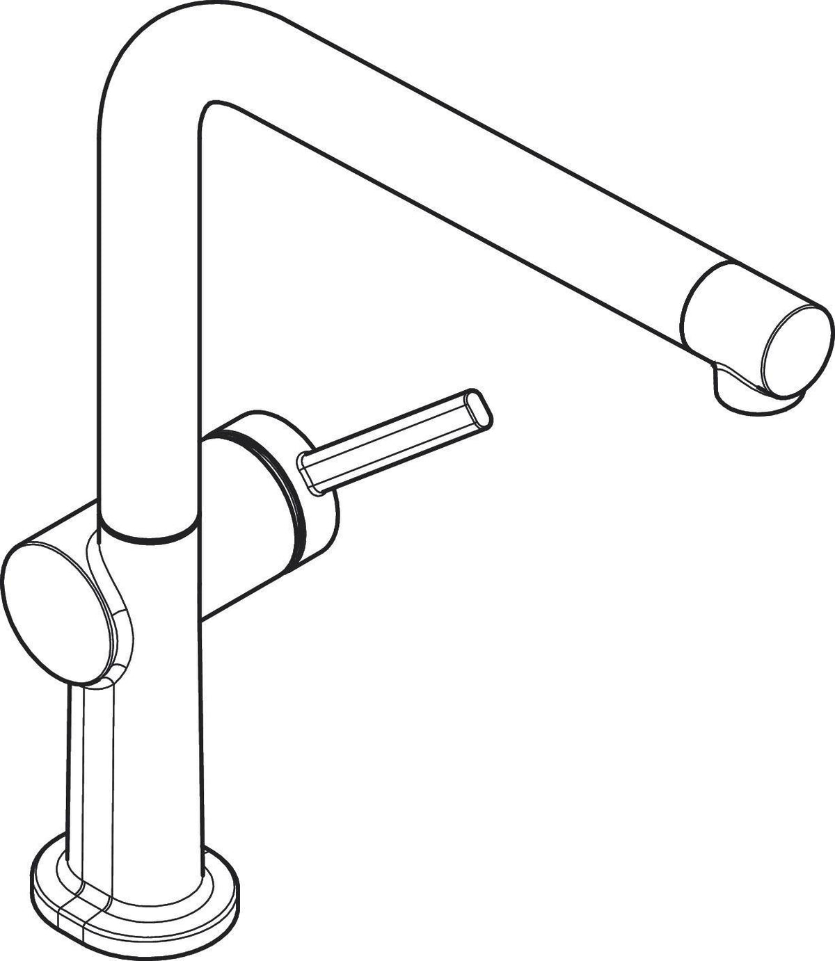HANSGROHE Talis M54 270 Spültischmischer Niederdruck Chrom – ComfortZone 270
