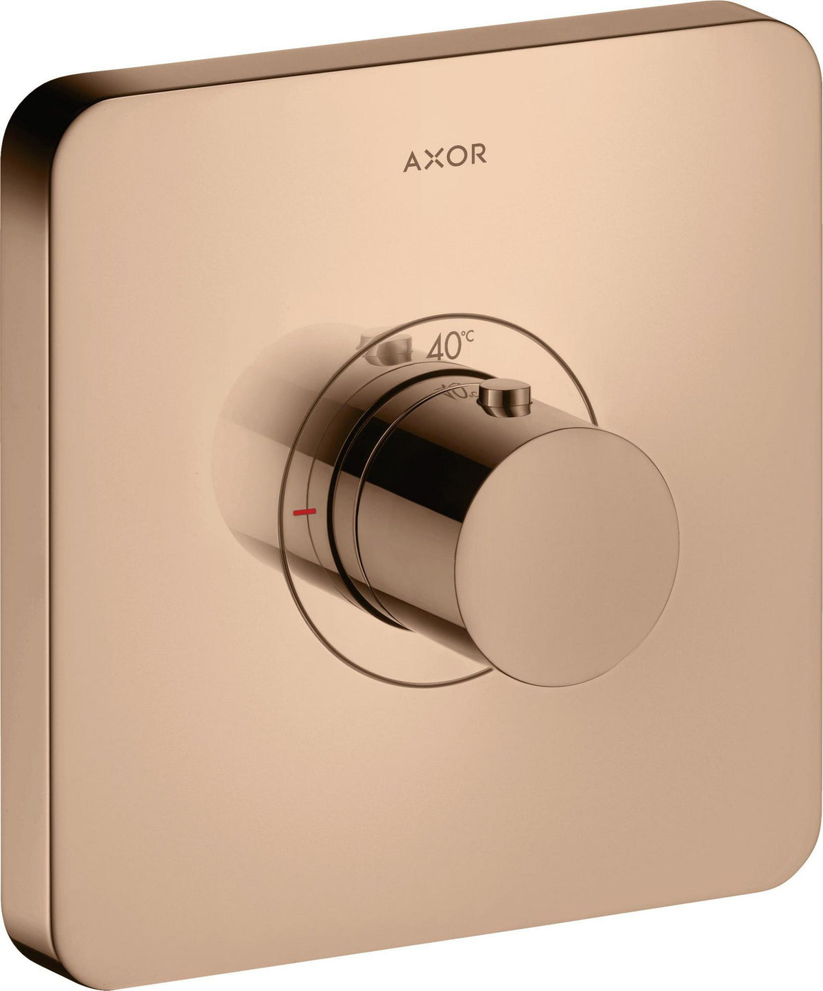 AXOR ShowerSelect Soft Thermostatbatterie Highflow Unterputz Chrom – quadratisch, 1 Verbraucher