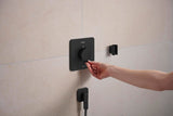 HANSGROHE Porter Fine Brausehalter – Wandhalterung aus Metall für konische Brauseschläuche