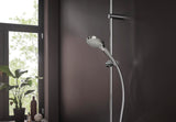 HANSGROHE Handbrause Croma Select E Multi – 3 Strahlarten, Select-Taste, weiß/chrom