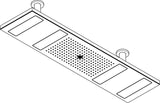 AXOR ShowerHeaven 4 Jet Kopfbrause 1200x1200 mm mit LED-Beleuchtung 3500 K von Hansgrohe