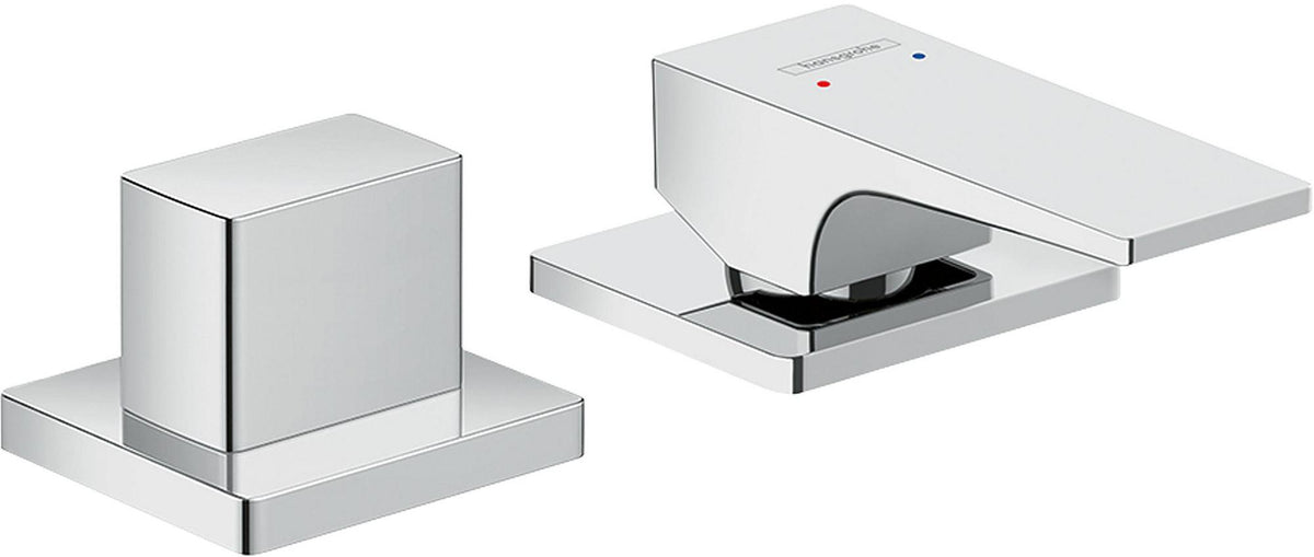 HANSGROHE Metropol Einhebel-Wannenrandmischer DN15 Chrom – 2 Verbraucher, Thermostat, Umsteller