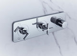 AXOR Citterio E Thermostatmodul DN20 für 2 Verbraucher – Chrom, 380x120 mm