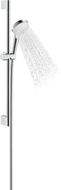 HANSGROHE Crometta Brauseset 1Jet mit Unica Croma Stange 650 mm EcoSmart weiß/chrom