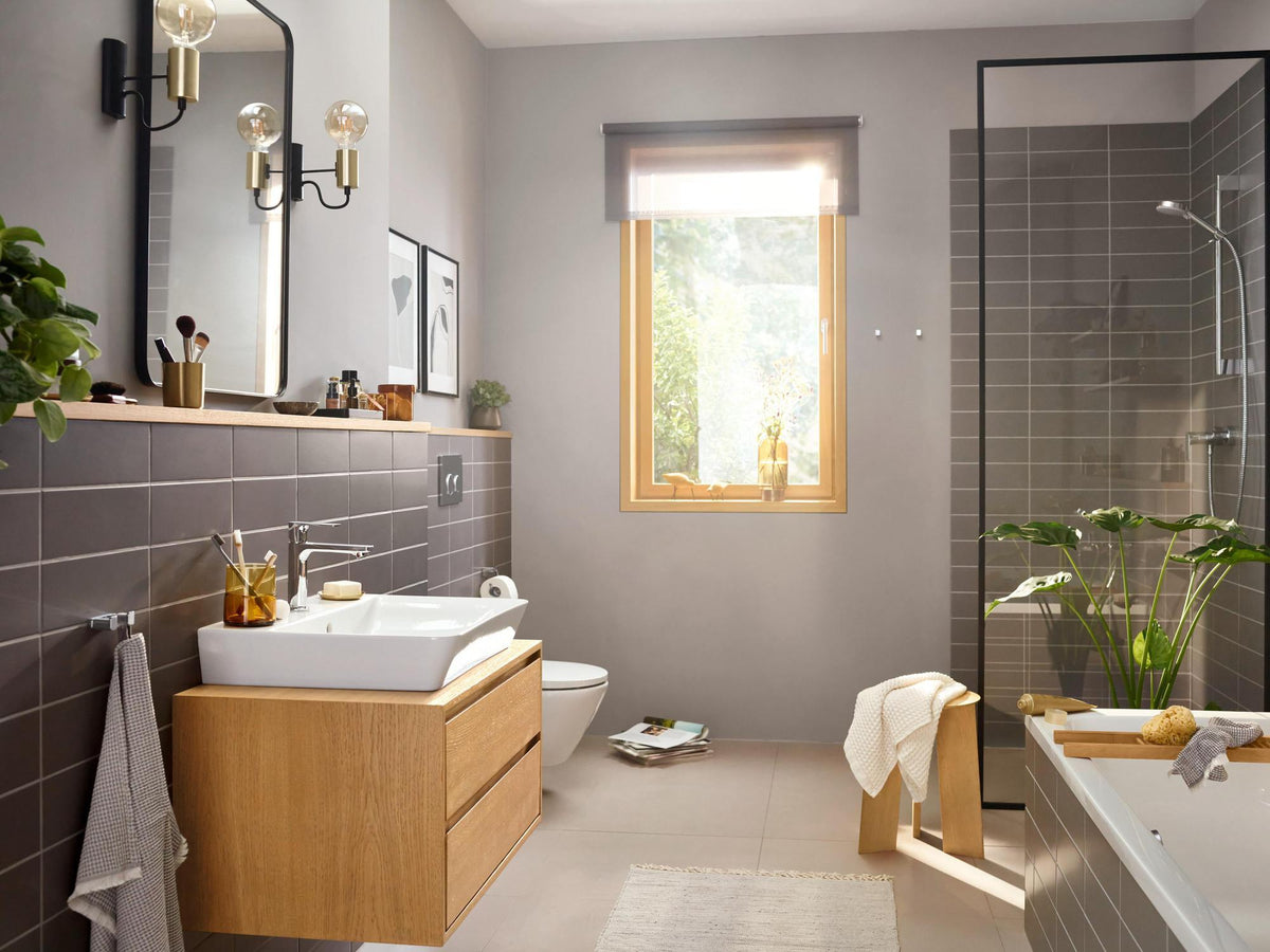 HANSGROHE Rebris E 110 Einhebel-Waschtischmischer CoolStart ohne Ablaufgarnitur mattschwarz