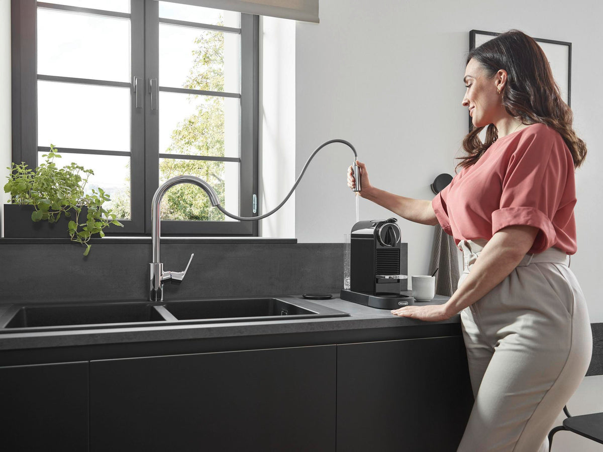 HANSGROHE Focus M41 Einhebel-Küchenmischer 240 mit Ausziehbrause, Chrom