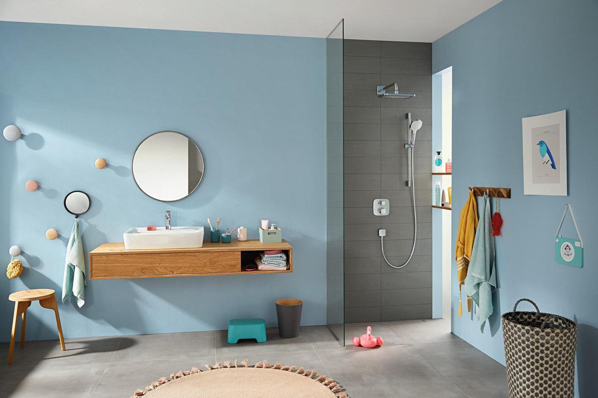 HANSGROHE Talis E Einhebel-Waschtischmischer 110 mit Ablaufgarnitur, chrom – ComfortZone, 5 l/min