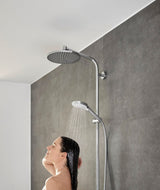 HANSGROHE Handbrause Croma Select E Vario 110 mm weiß/chrom – 3 Strahlarten mit Select-Taste