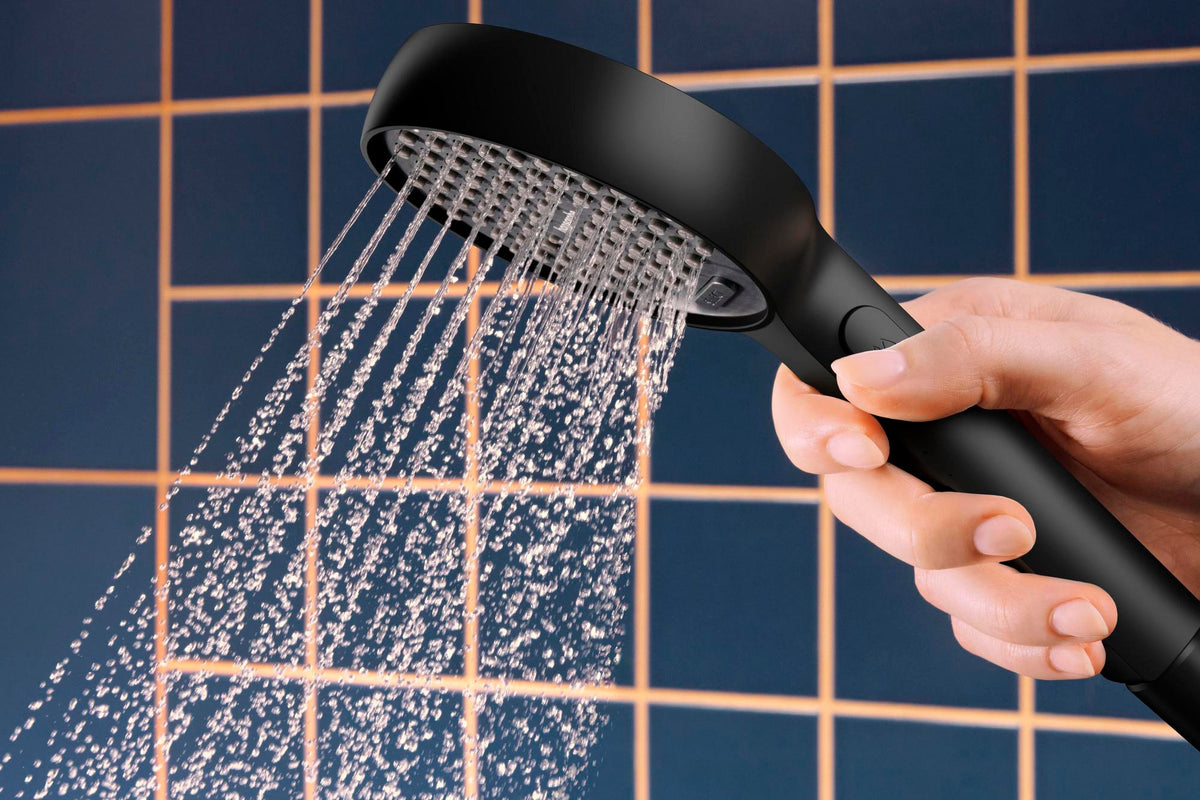 HANSGROHE Activera Select S 95 2jet EcoSmart Handbrause mit Booster, Chrom