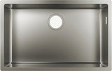 HANSGROHE Unterbauspüle S719-U660 Edelstahl 660 mm – Einzelbecken ohne Hahnloch