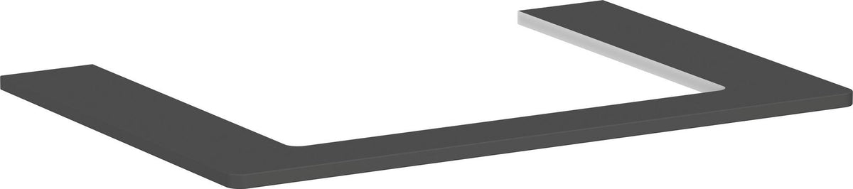 HANSGROHE Konsole Xelu Q 780x550mm weiß hochglanz mit Ausschnitt mittig
