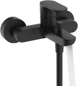 HANSGROHE Rebris S Einhebel-Wannenmischer Aufputz Chrom – Wandmontage, 2 Verbraucher, Temperaturbegrenzung