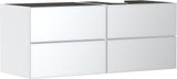 HANSGROHE Xevolos E Waschtischunterschrank 1370 mm mattweiß Eiche dunkel grifflos