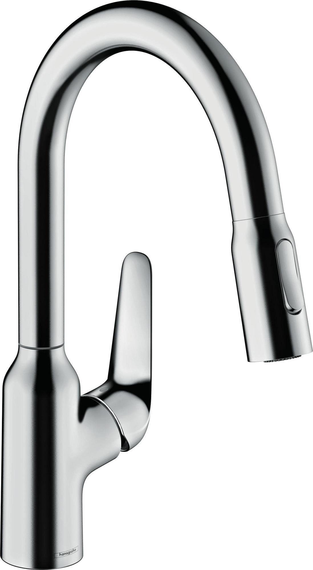 HANSGROHE Focus M42 Spültischmischer 180 mit Ausziehbrause, chrom