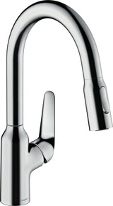 HANSGROHE Focus M42 Spültischmischer 180 mit Ausziehbrause, chrom