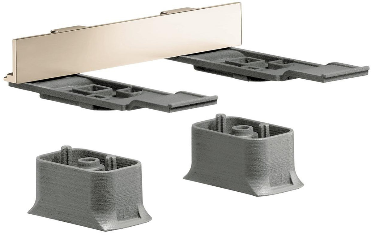 AXOR Universal Adapterset zur Montage von Accessoires auf Reling – chrom, Softsquare